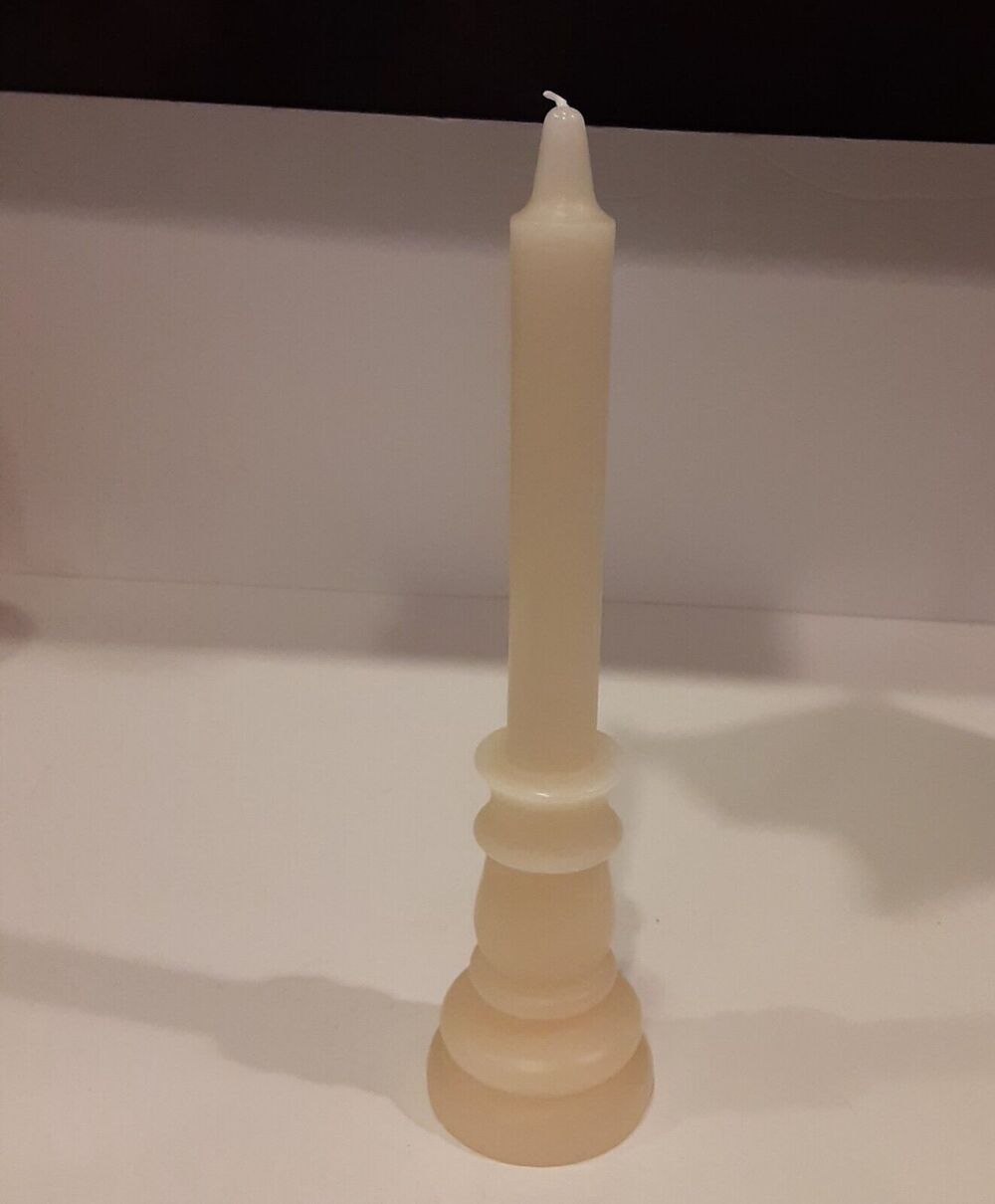 Rachel Zoe Sculptural 12" Candle Cream Versatile decor